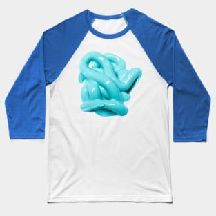 Turquoise Squirt Baseball T-Shirt